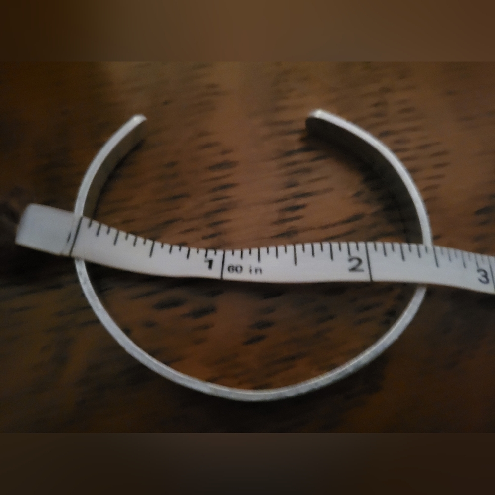 Mountain Mama Silver Engraved Adjustable Cuff - Picture 4 of 7